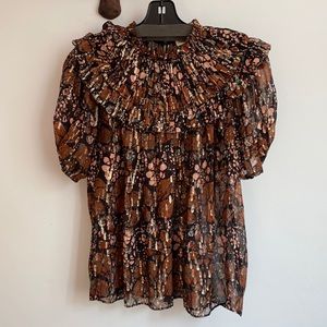 Ulla Johnson metallic top
